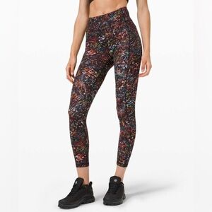 Lululemon Invigorate High Rise Tight 25” in Foliage Overlay Multi - Everlux